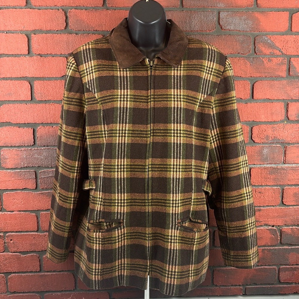 Marsh Landing Coat Womans Petite Vintage Wool